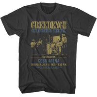 Thumbnail for CREEDENCE CLEARWATER REVIVAL-COBO ARENA-SMOKE ADULT S/S TSHIRT
