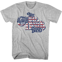 Thumbnail for CHARLIE DANIELS BAND-CDB FLAG LOGO-GRAY HEATHER ADULT S/S TSHIRT