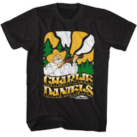 Thumbnail for CHARLIE DANIELS BAND-CDB DRAWN CHARLIE-BLACK ADULT S/S TSHIRT