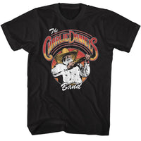 Thumbnail for CHARLIE DANIELS BAND-CDB LOGO AND FIDDLIN-BLACK ADULT S/S TSHIRT