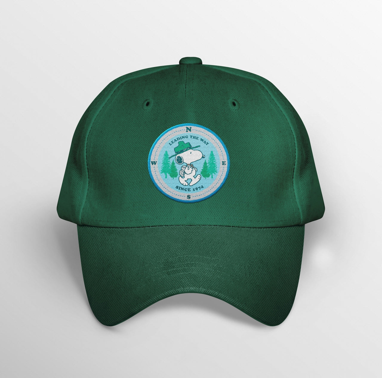 Snoopy Leading the Way Embroidered Cap