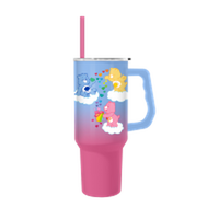 Thumbnail for Care Bears Sun Shower Ombre 40oz Stainless Steel Tumbler w Handle – 12 pc ppk ($13.75 each)
