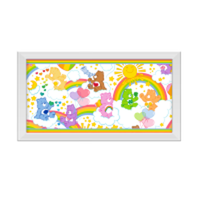 Care Bears Rainbow Stars 10" x 18" Framed MDF Wall Art – 4 pc ppk ($5.50 each)