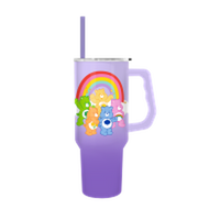 Thumbnail for Care Bears Group Stars Ombre 40oz Stainless Steel Tumbler w Handle – 12 pc ppk ($13.75 each)