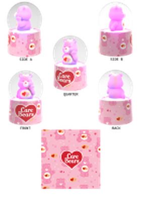 Care Bears Love a Lot Bear Boxed  45mm Light Up Snow Globe – 24 pc ppk ($5.00 each)