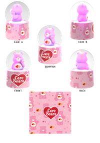 Thumbnail for Care Bears Love a Lot Bear Boxed  45mm Light Up Snow Globe – 24 pc ppk ($5.00 each)