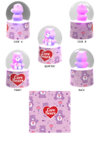 Thumbnail for Care Bears Share Bear Boxed  45mm Light Up Snow Globe – 24 pc ppk ($5.00 each)