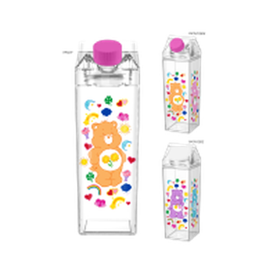 Care Bears Icon Bear  16.2oz Plastic Milk Carton Bottle – 12 pc ppk ($5.50 each)