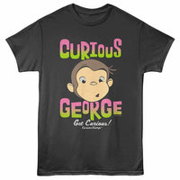 Thumbnail for Curious George 3D Text And Bananas Smoke ADULT S/S T-SHIRT