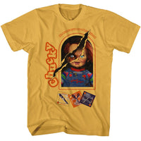 Thumbnail for CHUCKY-CHUCKY 2 SIDES BOX-GINGER ADULT S/S TSHIRT