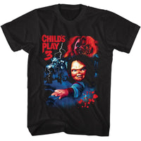 Thumbnail for CHUCKY-CHUCKY CHILDS PLAY 3-BLACK ADULT S/S TSHIRT