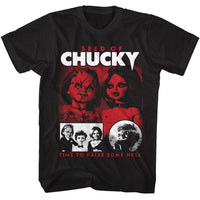 Thumbnail for CHUCKY-CHUCKY SEED OF-BLACK ADULT S/S TSHIRT
