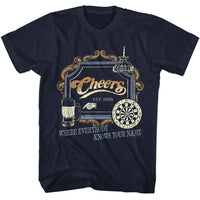 Thumbnail for CHEERS-CHEERS SIGN-NAVY ADULT S/S TSHIRT