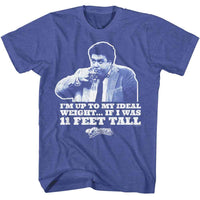 Thumbnail for CHEERS-CHEERS IDEAL WEIGHT-ROYAL HEATHER ADULT S/S TSHIRT