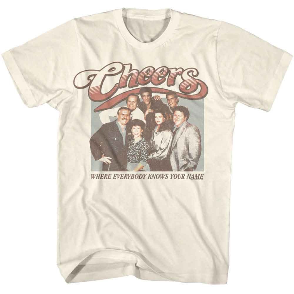 CHEERS-CHEERS GROUP PHOTO-NATURAL ADULT S/S TSHIRT