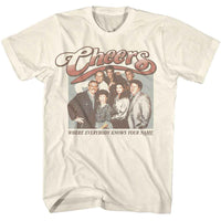Thumbnail for CHEERS-CHEERS GROUP PHOTO-NATURAL ADULT S/S TSHIRT