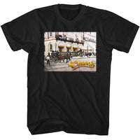 Thumbnail for CHEERS-CHEERS STREET VIEW-BLACK ADULT S/S TSHIRT
