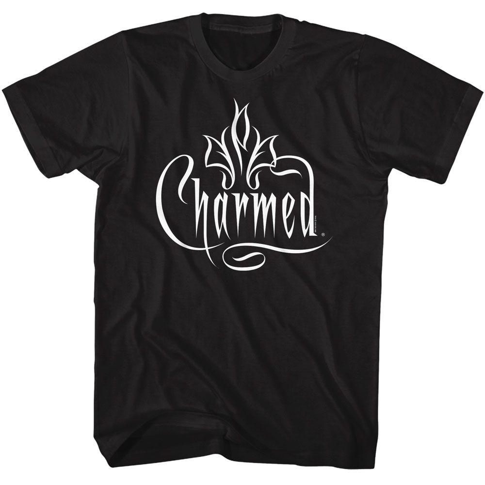 CHARMED-CHARMED LOGO-BLACK ADULT S/S TSHIRT