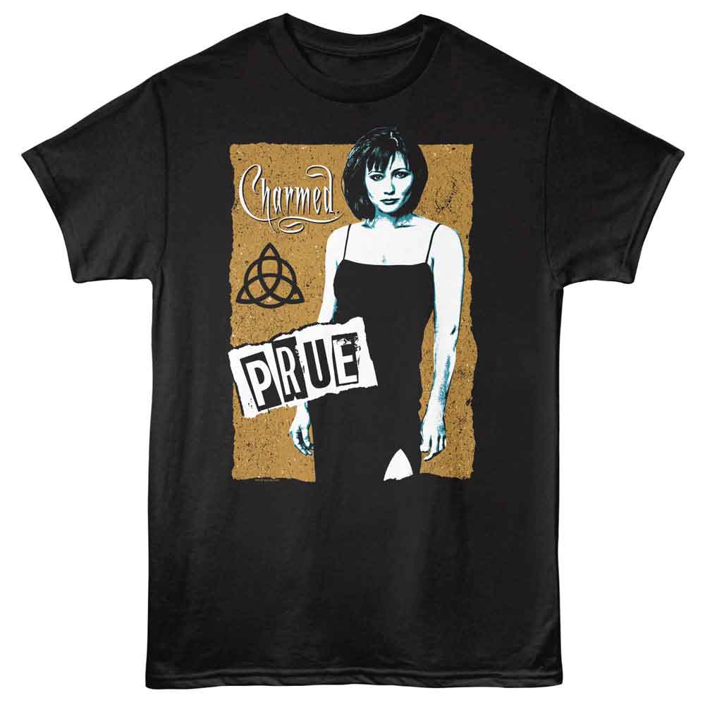 CHARMED-CHARMED PRUE CONTRAST-BLACK ADULT S/S TSHIRT