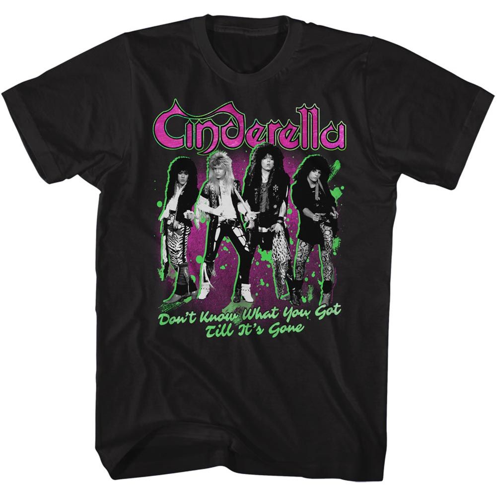 CINDERELLA-TILL ITS GONE-BLACK ADULT S/S TSHIRT