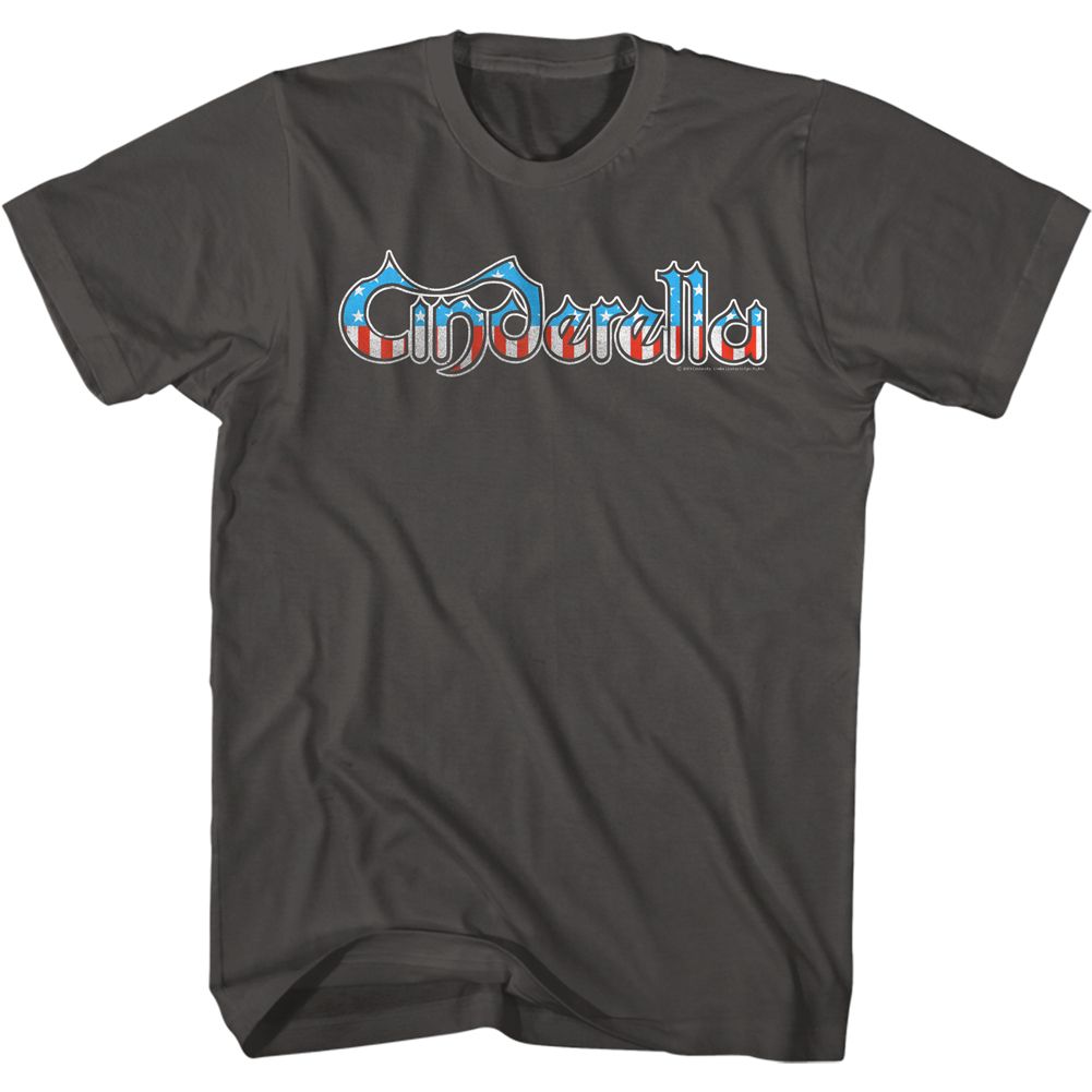 CINDERELLA-FLAG LOGO-SMOKE ADULT S/S TSHIRT