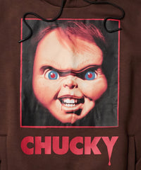 Thumbnail for Chucky Face Graphic Long Sleeve Hoodie