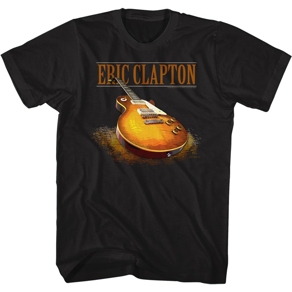 ERIC CLAPTON-GUITAR-BLACK ADULT S/S TSHIRT