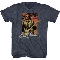 Thumbnail for ERIC CLAPTON-ERIC SUNGLASSES-NAVY HEATHER ADULT S/S TSHIRT