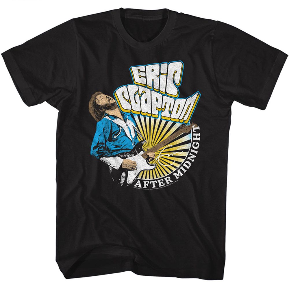 ERIC CLAPTON-ERIC CLAPTON AFTER MIDNIGHT-BLACK ADULT S/S TSHIRT