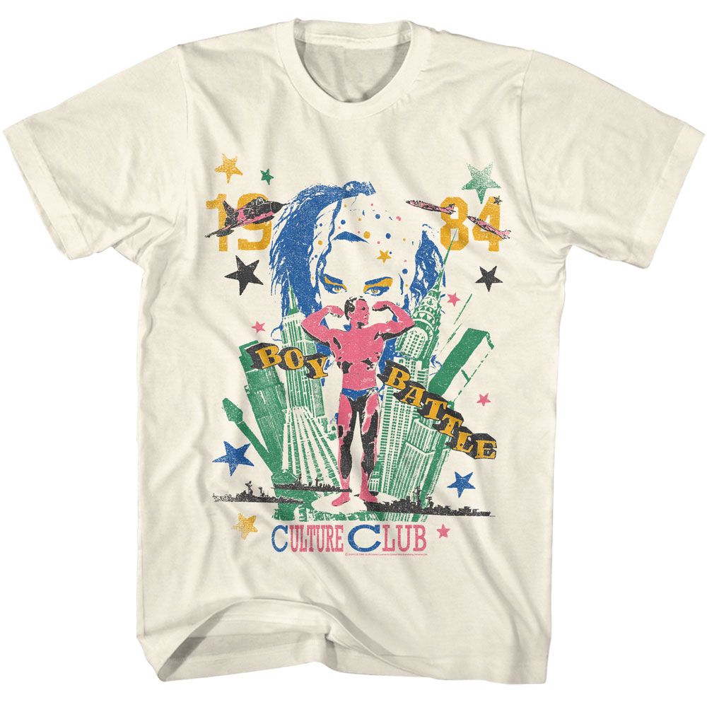 CULTURE CLUB-CULTURE CLUB BOY BATTLE-NATURAL ADULT S/S TSHIRT