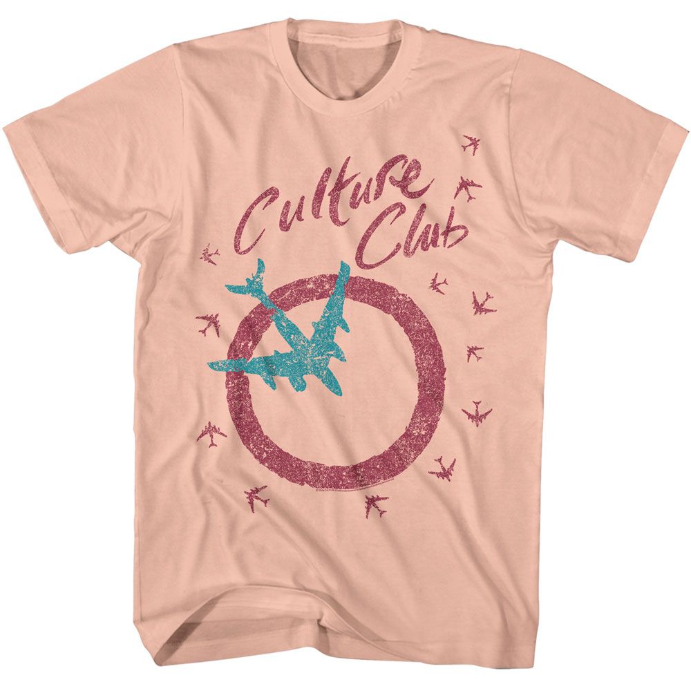 CULTURE CLUB-CULTURE CLUB PLANES-PEACH ADULT S/S TSHIRT