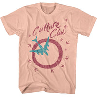 Thumbnail for CULTURE CLUB-CULTURE CLUB PLANES-PEACH ADULT S/S TSHIRT