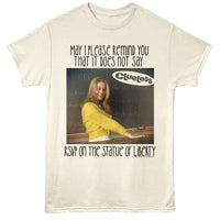 Thumbnail for CLUELESS-CLUELESS RSVP-NATURAL ADULT S/S TSHIRT