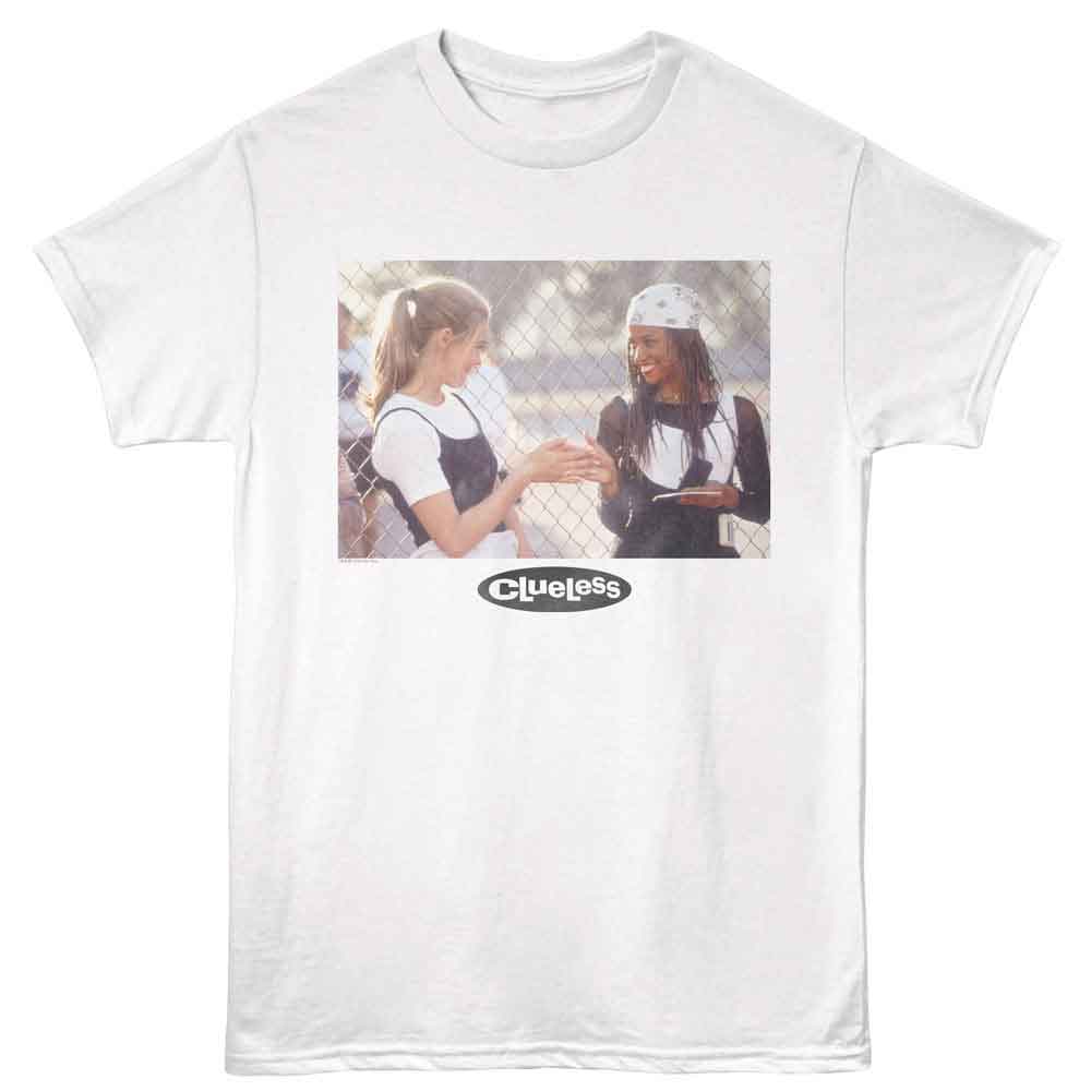 CLUELESS-CLUELESS CHER AND DIONNE-WHITE ADULT S/S TSHIRT