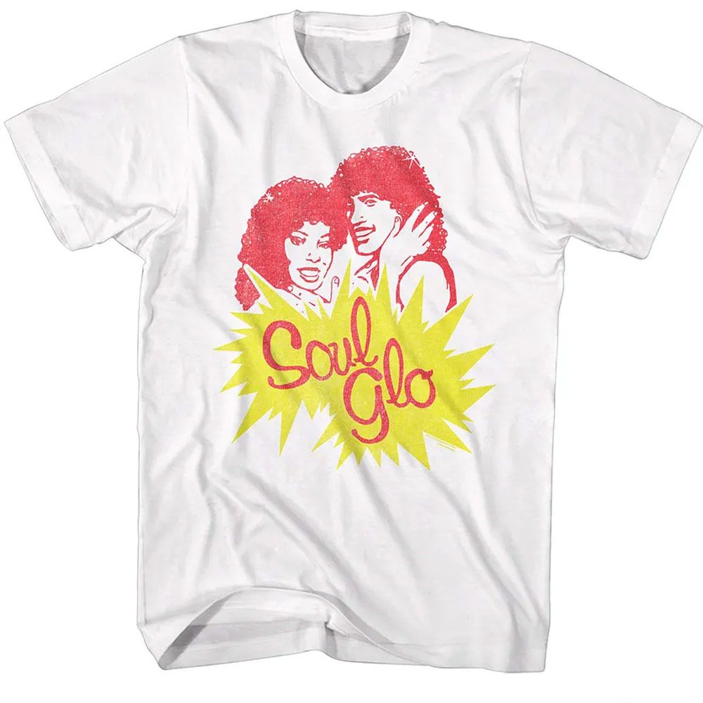 COMING TO AMERICA-COMING TO AMERICA SOUL GLO LOGO-WHITE ADULT S/S TSHIRT