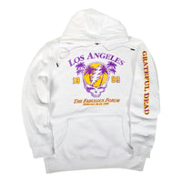 Thumbnail for LA Dead White Sleeve Printed Hoodie
