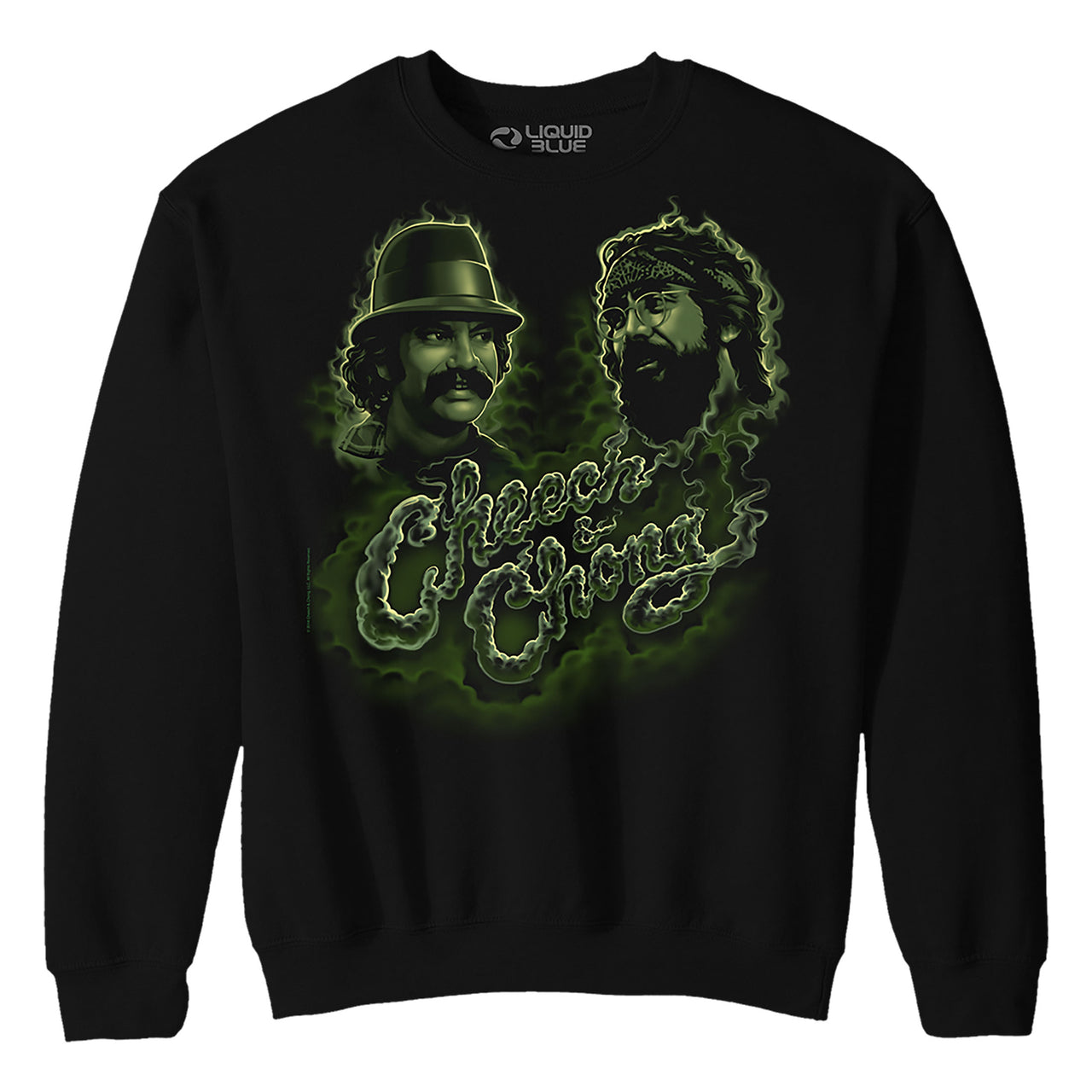 Green Smoke Black Sweatshirt