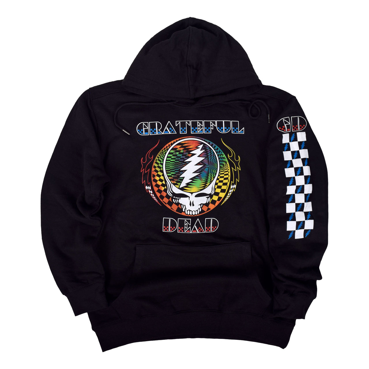 Optic SYF Black Sleeve Printed Hoodie