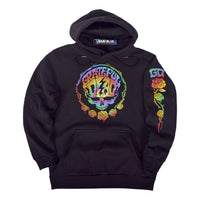 Thumbnail for Deadhead Black Sleeve Printed Hoodie