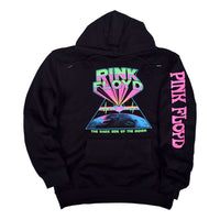 Thumbnail for Dark Side Blacklight Black Sleeve Printed Hoodie