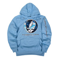 Thumbnail for Steal Your Sky Space Light Blue Sleeve Printed Hoodie