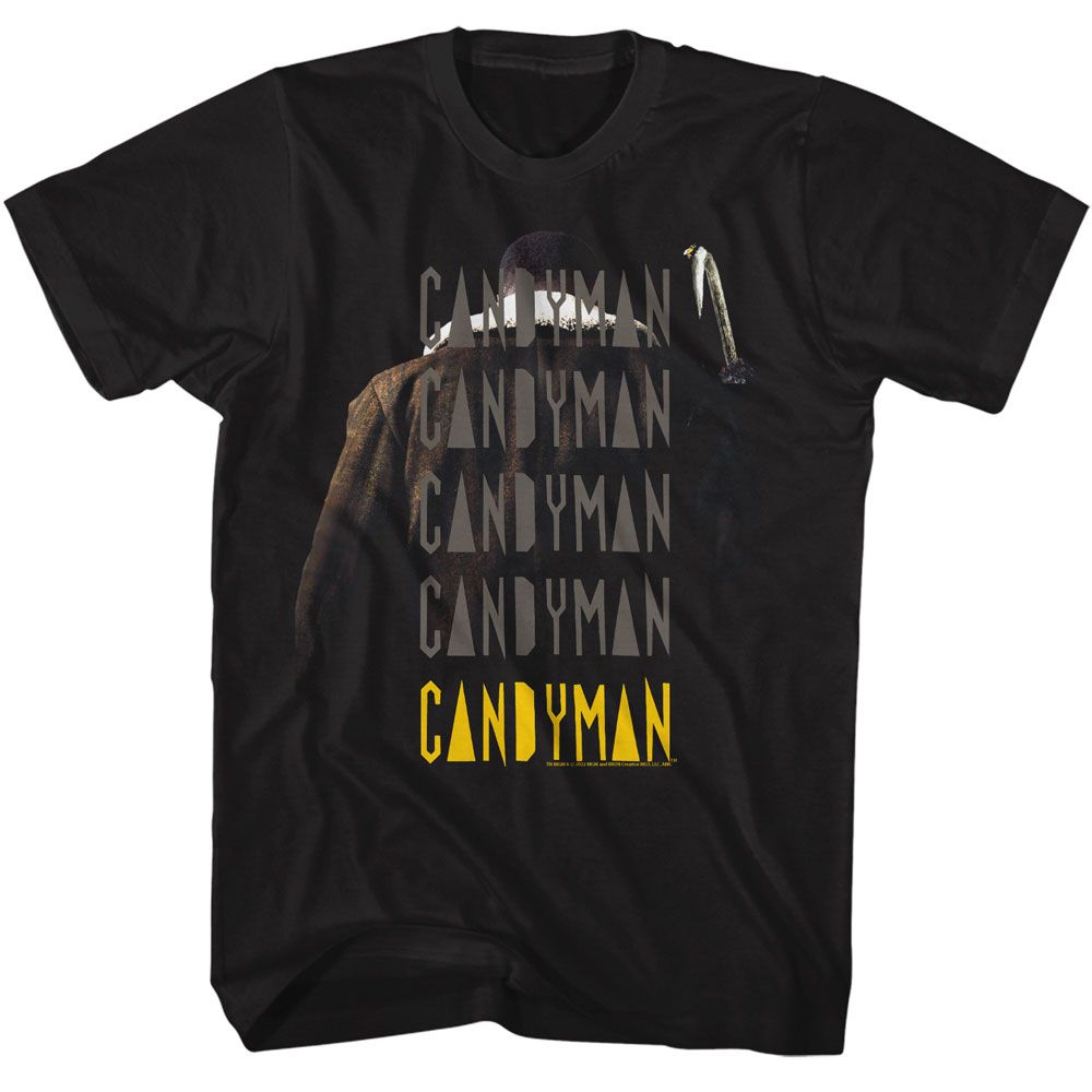CANDYMAN-CANDYMAN MOVIE POSTER-BLACK ADULT S/S TSHIRT
