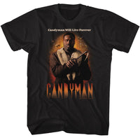 Thumbnail for CANDYMAN-CANDYMAN BEES AND HONEYCOMB-BLACK ADULT S/S TSHIRT