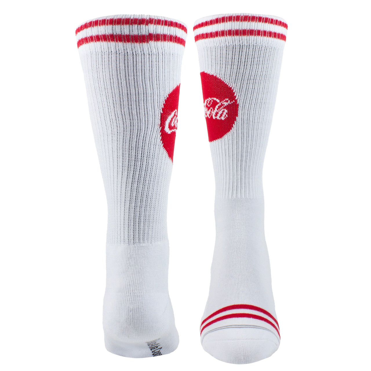 COCA COLA LOGO WHITE CREW, 1 PAIR