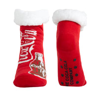 Thumbnail for COKE VINTAGE BOTTLE FUZZY NON-SLIP GRIPPERS, WOMEN'S 1 PAIR