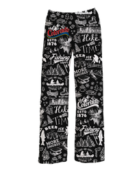 Thumbnail for BRIEF INSANITY Colorado Chalkboard Pajama Pants