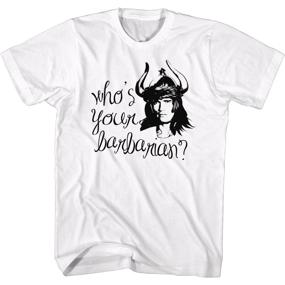 CONAN-YOUR BARBARIAN-WHITE ADULT S/S TSHIRT