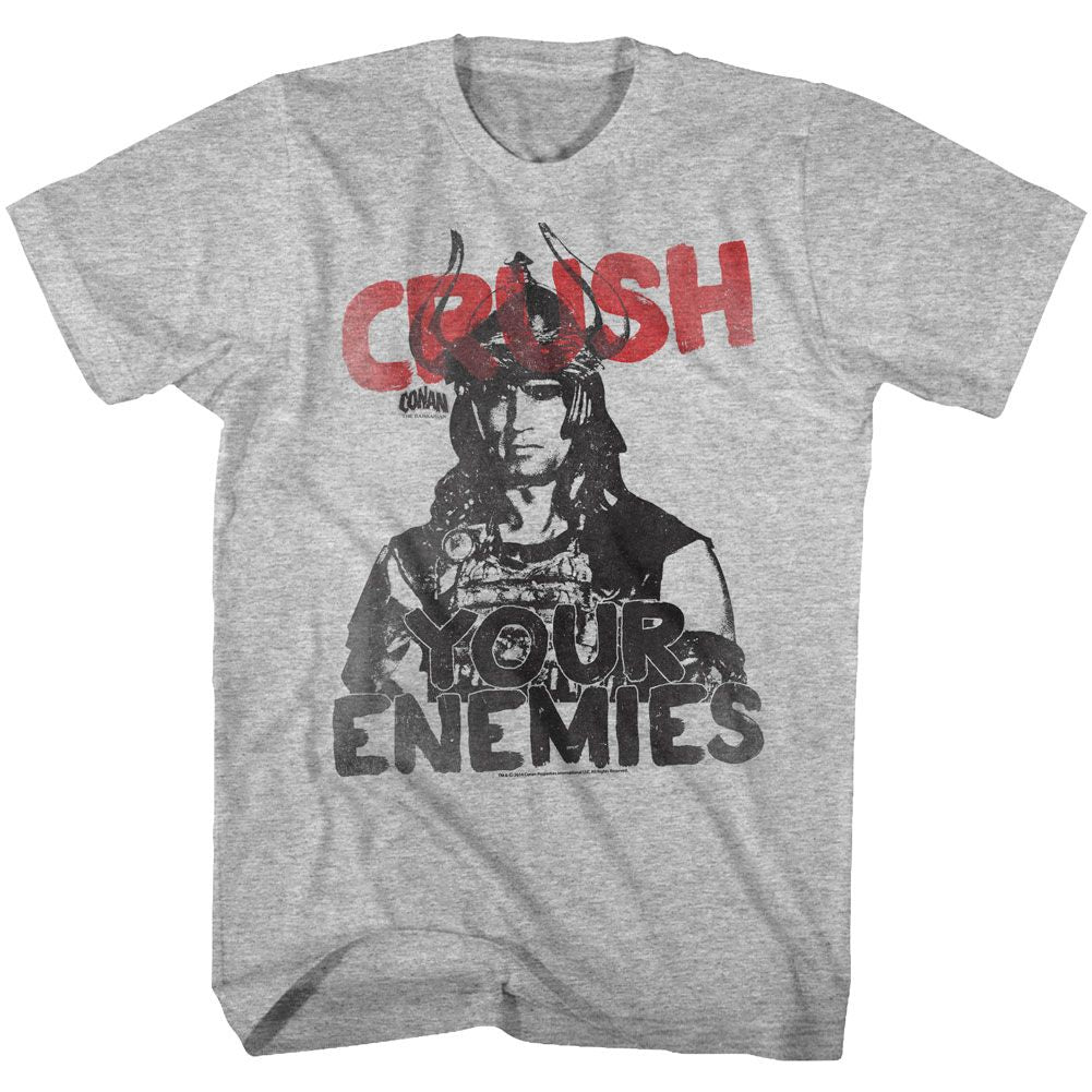 CONAN-CRUUUUSH-GRAY HEATHER ADULT S/S TSHIRT