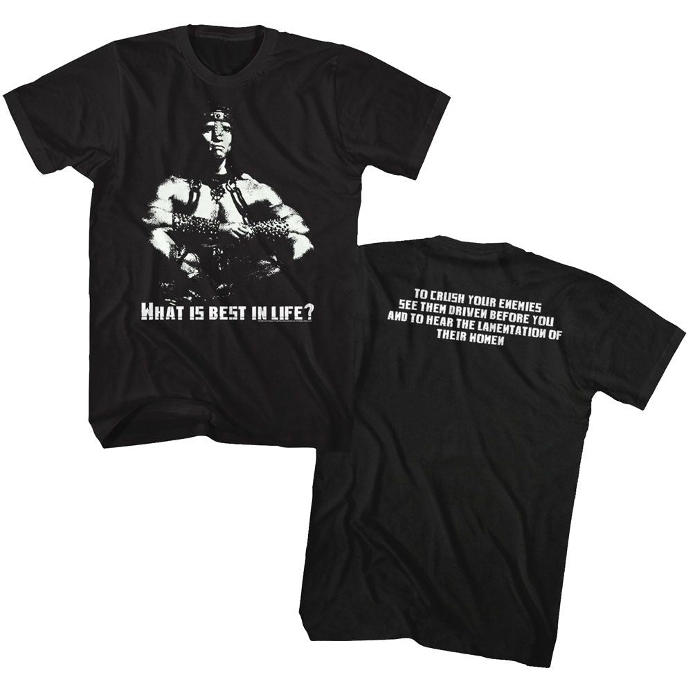 CONAN-BLURST-BLACK ADULT S/S TSHIRT