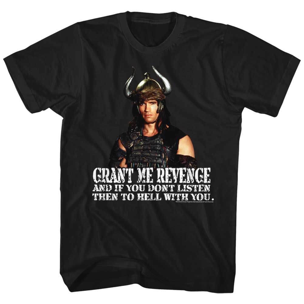 CONAN-REVENGE-BLACK ADULT S/S TSHIRT